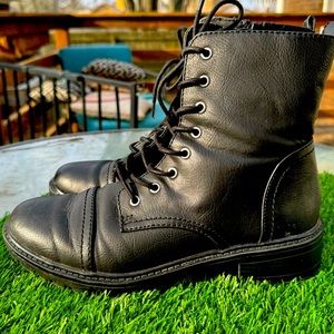 Black Combat Boots